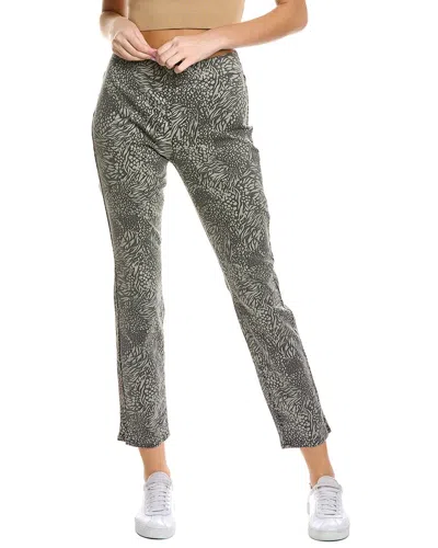 Nydj Pull-on Shadow Animal Charcoal Skinny Jean In Green
