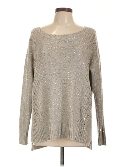 Pre-owned Nydj Pullover Sweater In Silver