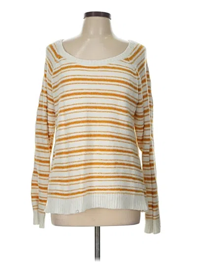 Pre-owned Nydj Pullover Sweater In Yellow