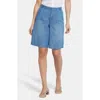 Nydj Relaxed High Waist Denim Bermuda Shorts In Corfu