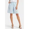 Nydj Relaxed High Waist Denim Bermuda Shorts