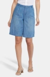 NYDJ RELAXED HIGH WAIST DENIM BERMUDA SHORTS