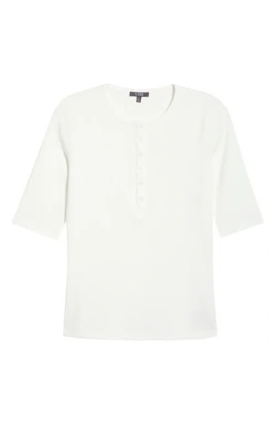 Nydj Rib Henley In White