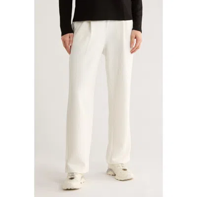 Nydj Ribbed Scuba Straight Leg Pants In White