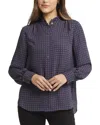 Nydj Ruffle Neck Blouse