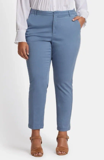 Nydj Sadie Slim Pants In Blue Stone