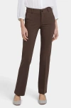 Nydj Classic Coffee Bean Trouser Jean In Coffee Bean