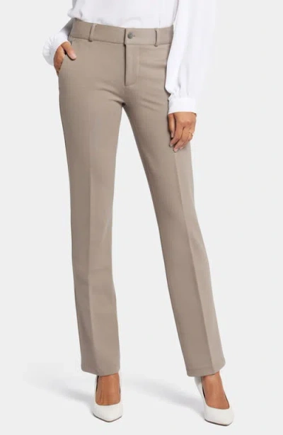 Nydj Marilyn Straight Leg Ponte Pants In Saddlewood