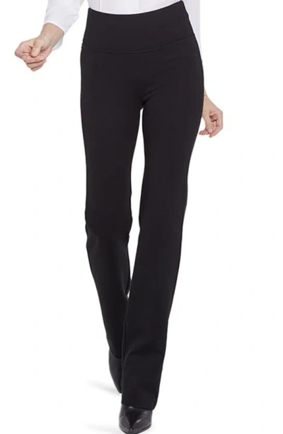 Nydj Sculpt-her™ Pull-on High Waist Straight Leg Pants In Black