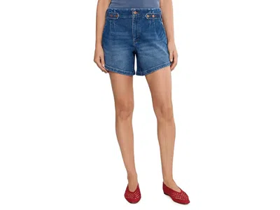 Nydj Seline Shorts Women's Jumpsuit & Rompers One Piece Wild River: 6 In Blue