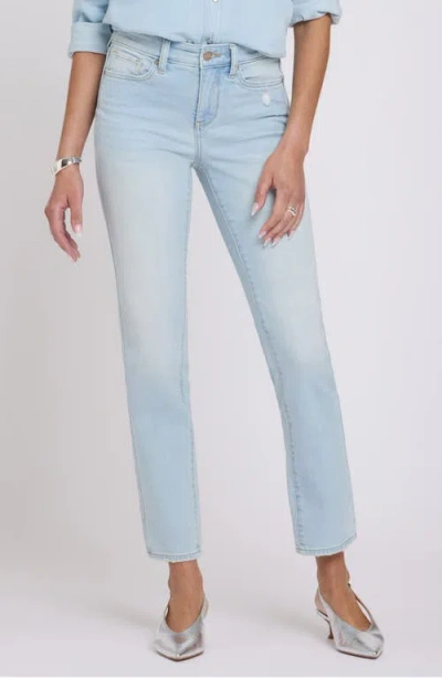 Nydj Sheri Ankle Crop Slim Leg Jeans In Blue