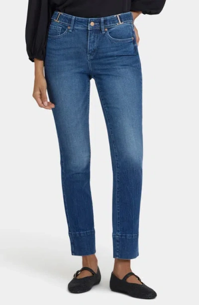 Nydj Sheri Buckle Slim Jeans In Blue