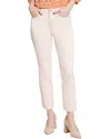 Nydj Sheri Frayed Hem Slim Jeans In Carnation