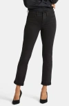 Nydj Sheri Cheetah Cuff Slim Ankle Jeans In Glamorous