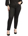 Nydj Waist Match Womens High-rise Denim Wide Leg Pants