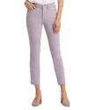 Nydj Sheri Frayed Hem Slim Jeans In Arctic Dusk