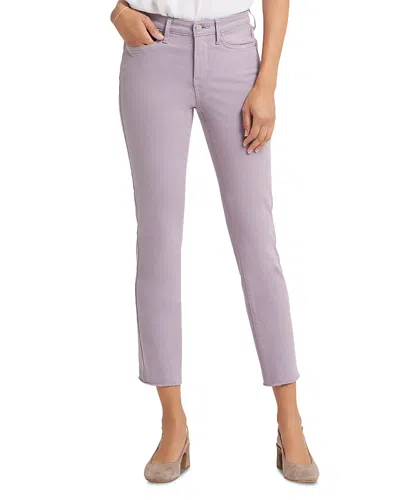 NYDJ SHERI FRAYED HIGH RISE ANKLE SKINNY JEANS