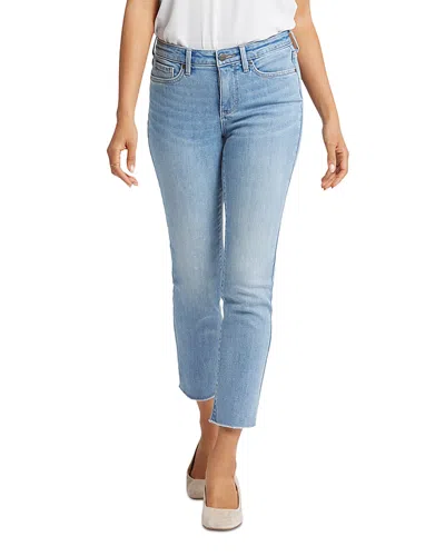 Nydj Sheri High Rise Slim Ankle Jeans In Blue Valley