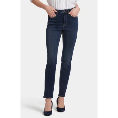 Nydj Sheri High Waist Slim Leg Jeans In Blue