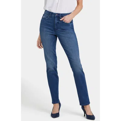 Nydj Sheri High Waist Slim Leg Jeans In Moonlight