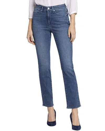 Nydj Sheri Landslide High-rise Slim Jean In Blue