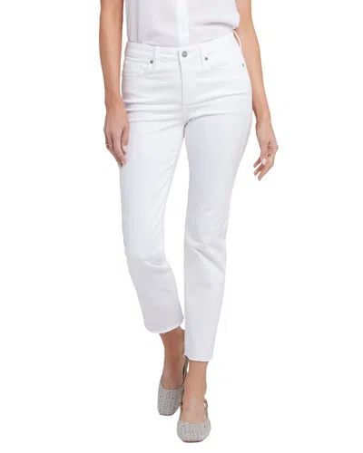 Nydj Sheri Optic White Ankle Crop Jean