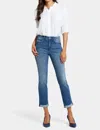 Nydj Sheri Slim Ankle Jeans With Roll Cuffs In Blue Island In Multi