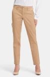 Nydj Sheri Slim Stretch Twill Pants In Sand Dune