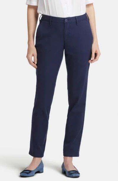 Nydj Sheri Slim Stretch Twill Pants In Starless Sky