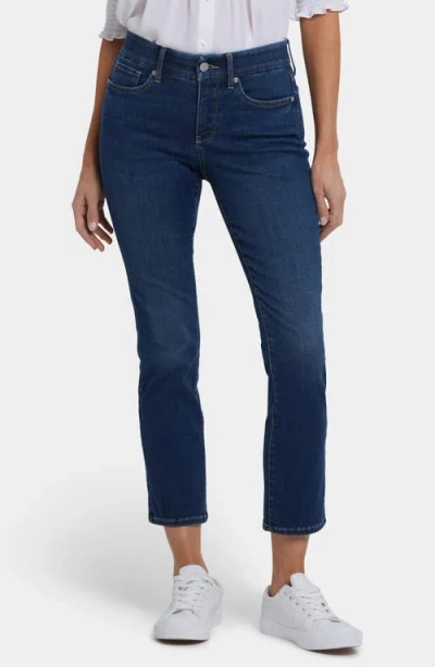 Nydj Sheri Waist Match Ankle Slim Jeans In Blue