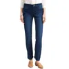 Nydj Sheri Womens Denim Slim Leg Slim Jeans In Blue