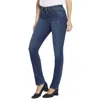 Nydj Sheri Womens Mid-rise Denim Slim Jeans In Multi