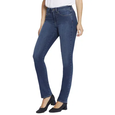 Nydj Sheri Womens Mid-rise Denim Slim Jeans In Multi