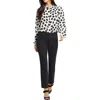 Nydj Sheri Womens Slit Denim Ankle Jeans In Black