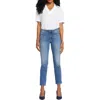 Nydj Sheri Womens Slit Denim Ankle Jeans In Blue