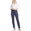 Nydj Sheri Womens Stretch Denim Slim Jeans In Multi