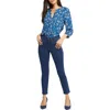 Nydj Sheri Womens Tummy Slimming Denim Slim Jeans