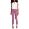 Nydj Sheri Womens Tummy Slimming Denim Slim Jeans In Purple
