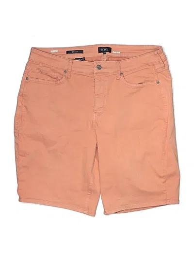 Pre-owned Nydj Shorts In Orange