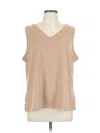 Nydj Sleeveless Blouse In Brown