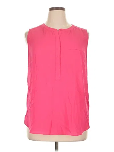Pre-owned Nydj Sleeveless Blouse In Pink