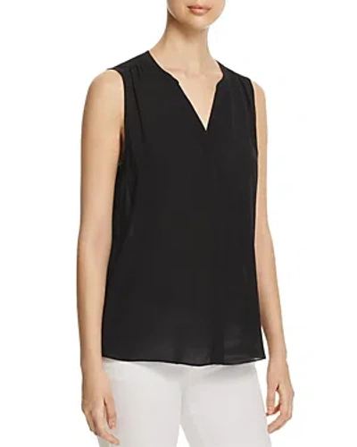 NYDJ SLEEVELESS PLEAT BACK BLOUSE