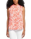 Nydj Sleeveless Ruffled Top In Magdalene