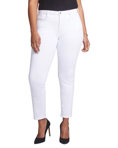 Nydj Slim Ankle Crop Jean In White