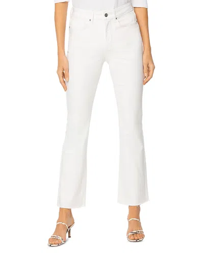 NYDJ SLIM BOOTCUT ANKLE JEANS IN OPTIC WHITE