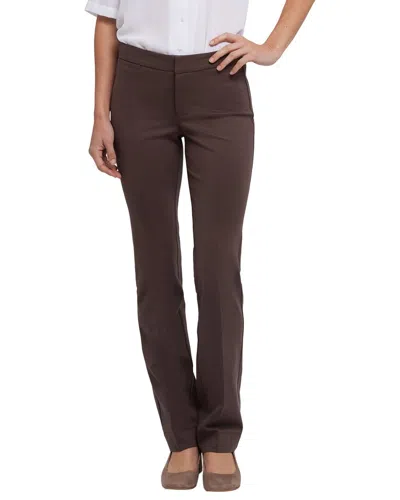 Nydj Slim Coffee Bean Trouser Jean In Brown