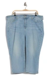 Nydj Slim Straight Leg Crop Jeans In Charmed