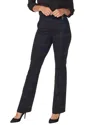 Nydj Womens Slim Pull-on Bootcut Jeans In Multi