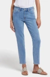 Nydj Stella High Waist Ankle Tapered Jeans In Blue