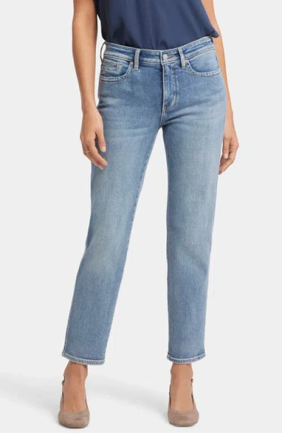 Nydj Stella High Waist Ankle Tapered Jeans In Indigo Stream